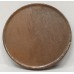 AUSTRALIA . UNDATED . HALF 1/2  PENNY . ERROR . BLANK